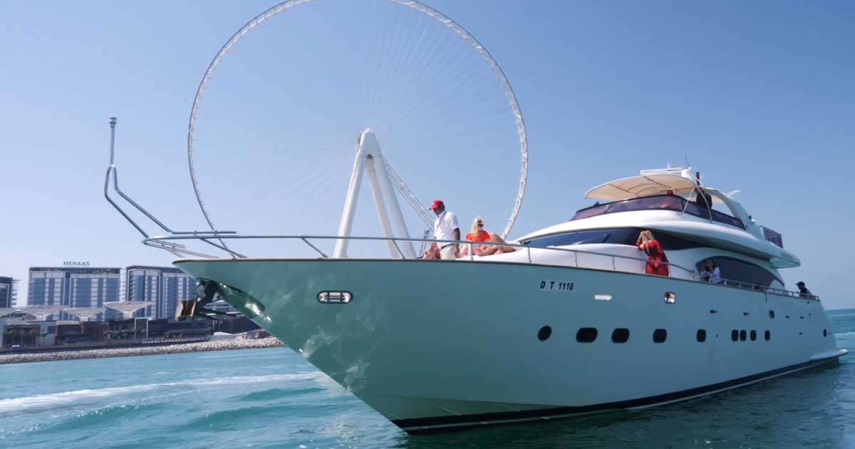 Yacht Ausflug in Dubai